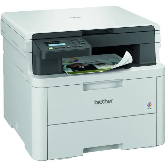 Brother DCP-L3520CDWE - Imprimante multifonction couleur 3-en-1, recto verso automatique, WiFi, AirPrint, 18 ppm, format A4, compacte