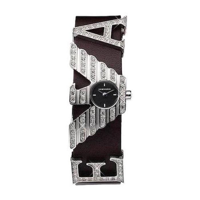 Armani AR5628 avec bracelet en cuir marron