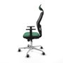 Piqueras y Crespo Chaise de Bureau avec Appui-tête Jorquera 1D086G1 Vert émeraude