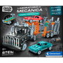 Clementoni Camion Porte-voitures Mechanics 55674 – Set de construction avec 180 pièces, à partir de 8 ans