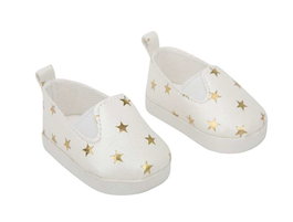 Muñecas Arias Set de Chaussures Blanc avec Étoiles pour Poupée de 45 cm, 3 ans et plus
