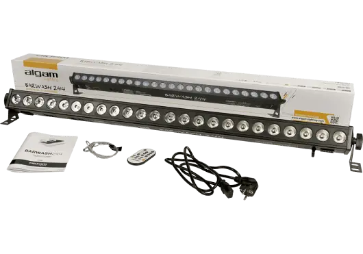 ALGAMLIGHT BARWASH 244 Barre Lumineuse LED 24x4W RGBW avec DMX ALGAMLIGHT BARWASH 244 Barre Lumineuse LED 24x4W RGBW avec DMX
