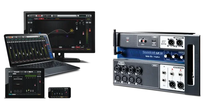 Soundcraft Ui12 Mixeur Numérique avec Wi-Fi Intégré et Effets HARMAN