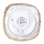 Home Deco Factory Bocal en verre et rotin 1,5 L