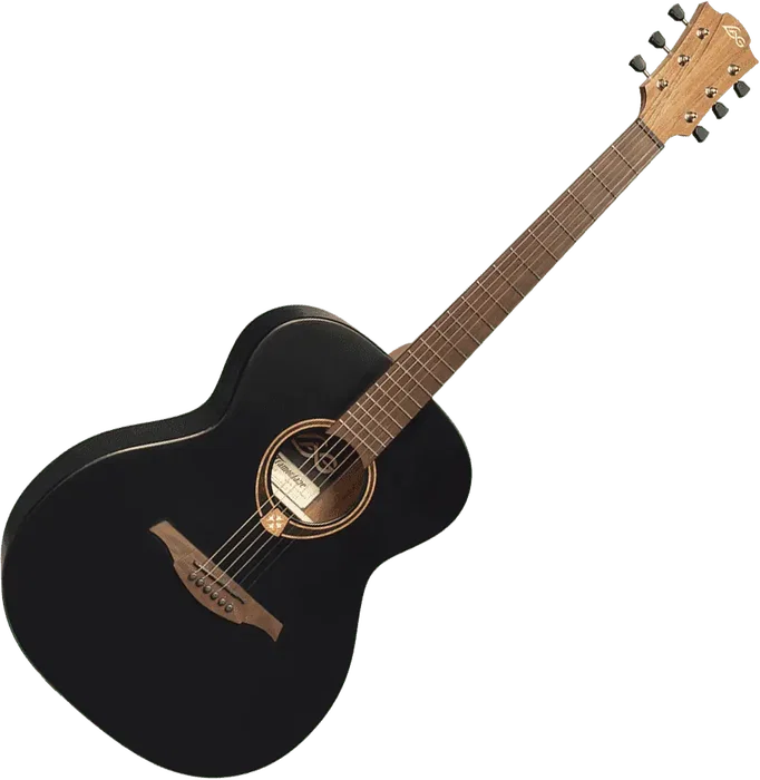 LAG Tramontane 70 Guitare Acoustique Auditorium Table Épicéa Massif Dos et Éclisses Acajou Noir Satiné LAG Tramontane 70 Guitare Acoustique Auditorium Table Épicéa Massif Dos et Éclisses Acajou Noir Satiné