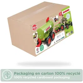 Falk - Citerne Remorque Jouet Claas - Capacité 30L - Vert - Compatible Tracteurs Jouets Falk - 100% Fabriqué en France