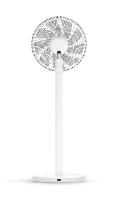 Duux DXCF60 Ventilateur de pied silencieux Essence blanc, 7 vitesses, oscillant, fonction nuit, très puissant (13 dB)