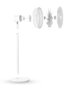 Duux DXCF60 Ventilateur de pied silencieux Essence blanc, 7 vitesses, oscillant, fonction nuit, très puissant (13 dB)