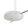 Duux DXCF60 Ventilateur de pied silencieux Essence blanc, 7 vitesses, oscillant, fonction nuit, très puissant (13 dB)