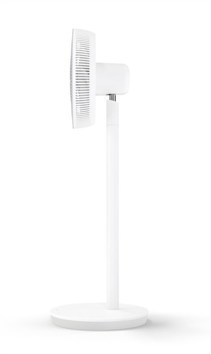 Duux DXCF60 Ventilateur de pied silencieux Essence blanc, 7 vitesses, oscillant, fonction nuit, très puissant (13 dB)