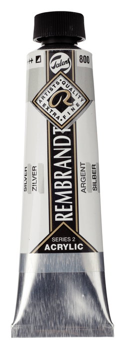 Rembrandt Couleur Acrylique Tube 40 ml Argent Rembrandt Couleur Acrylique Tube 40 ml Argent
