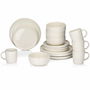 Assiettes Alpina Crème Céramique 16 Pièces (4 Unités)