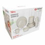 Assiettes Alpina Crème Céramique 16 Pièces (4 Unités)