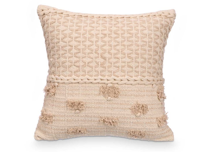 Giftdecor Coussin Borlas Beige 45x45 cm avec Housse en Coton et Polyester (Set de 6) Giftdecor Coussin Borlas Beige 45x45 cm avec Housse en Coton et Polyester (Set de 6)