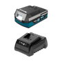 Koma Tools Pack Batterie Li-Ion 20 V 2,0 Ah (08770) + Chargeur 20 V 60 W (08772)