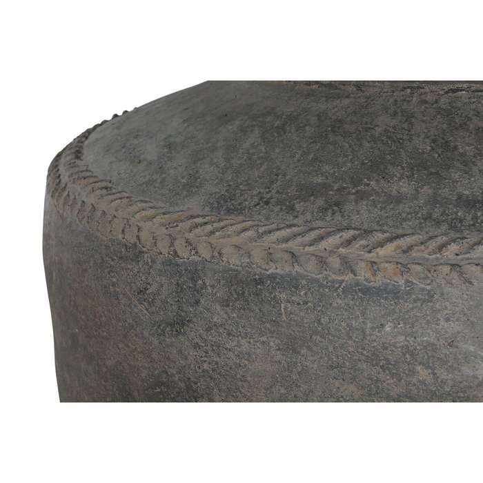 Home ESPRIT Vase Noir en Céramique et Terre cuite Pièce unique