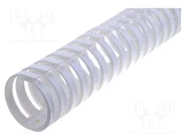 HELLERMANNTYTON Bac pour câbles blanc flexible 0,5m