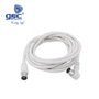 GSC Evolution Câble coaxial TV coudé 2,5m mâle-femelle Blanco