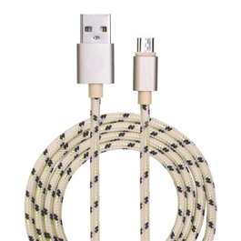 Garbot Grab&Go Câble Micro-USB tressé 1m Gold