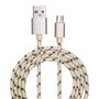 Garbot Câble Micro-USB Tressé 1m - Charge et Synchronisation - Compatibilité Universelle - Doré