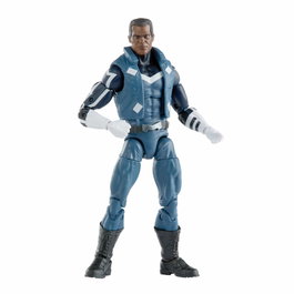 Hasbro Marvel Legends Blue Marvel Figurine PVC 15 cm Articulée avec Effet de Pouvoir et Pièce Build-A-Figure