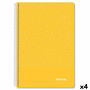 Cahier Imprex Jaune Feuille 80 Volets (4 Unités)