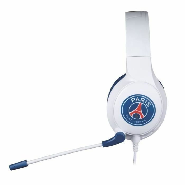 Konix Casque gaming filaire Blanc et bleu