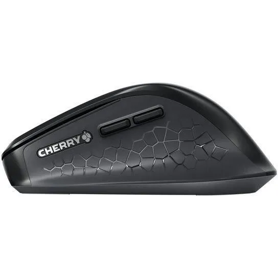 Cherry Stream Mouse Comfort - Souris ergonomique sans fil pour droitiers, 6 boutons, capteur optique 4000 DPI, connexion 2.4 GHz