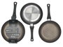 Kinvara Poêle Induction Antiadhésive Panel Abeille 22 cm Noir (Set de 6)
