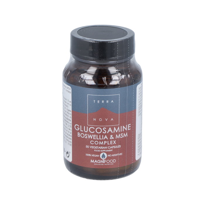 Terranova Glucosamine, Boswellia et MSM Complex 50 capsules