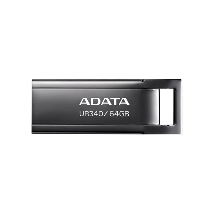Adata UR340 Clé USB 64 Go USB 3.2 Metal Black Adata UR340 Clé USB 64 Go USB 3.2 Metal Black