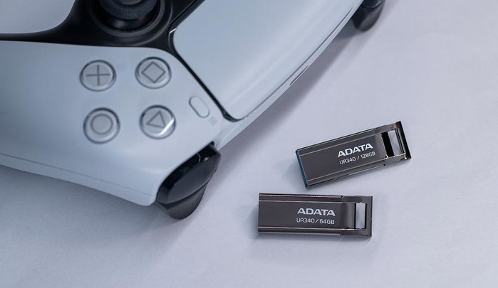 Adata UR340 Clé USB 64 Go USB 3.2 Metal Black Adata UR340 Clé USB 64 Go USB 3.2 Metal Black