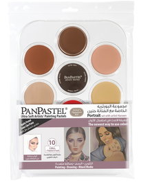Panpastel Kit de 10 pastels pour portrait avec Haneen (Langue arabe)
