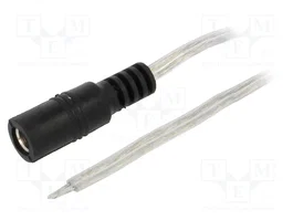 BQ CABLE Câble d'alimentation DC plat 5m, DC 5,5/2,5 socle droit