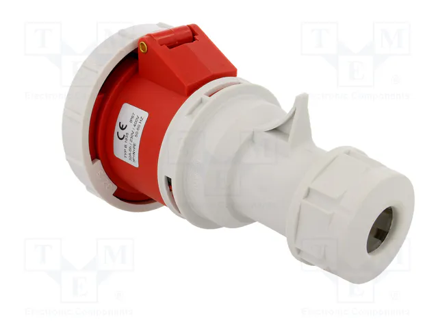 PAWBOL Connecteur d'alimentation AC triphasé femelle 32A 400V 6H IP67 PAWBOL Connecteur d'alimentation AC triphasé femelle 32A 400V 6H IP67