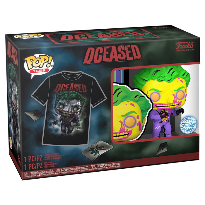 FUNKO Set de figurine POP & Tee DC Comics Joker FUNKO Set de figurine POP & Tee DC Comics Joker
