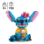 LEGO Disney 43249 Stitch - Jeu de Construction avec Figurine et Cornet de Glace, 730 pièces, 9 ans et plus