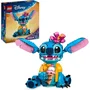 LEGO Disney 43249 Stitch - Jeu de Construction avec Figurine et Cornet de Glace, 730 pièces, 9 ans et plus