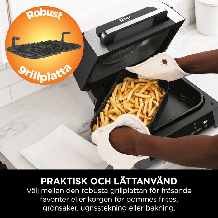 Ninja DG551EU Grill & Air Fryer 6-en-1, 3,8L, 1760W Ninja DG551EU Grill & Air Fryer 6-en-1, 3,8L, 1760W