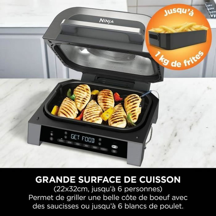 Ninja DG551EU Grill & Air Fryer 6-en-1, 3,8L, 1760W Ninja DG551EU Grill & Air Fryer 6-en-1, 3,8L, 1760W
