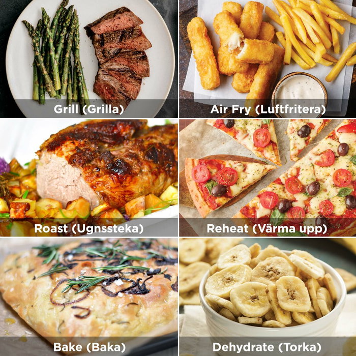 Ninja DG551EU Grill & Air Fryer 6-en-1, 3,8L, 1760W Ninja DG551EU Grill & Air Fryer 6-en-1, 3,8L, 1760W