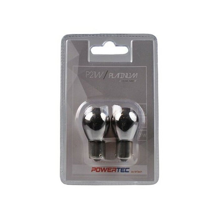 M-Tech PowerTec Platinum P21W BA15s 12V 21W Chrome