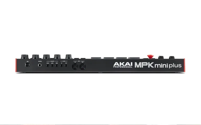 AKAIPRO MPK Mini Plus - Contrôleur USB MIDI 37 touches avec pads MPC et arpégiateur - Noir