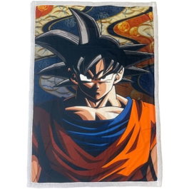 Dragon Ball Couverture Sherpa Goku Orange 100 x 150 cm