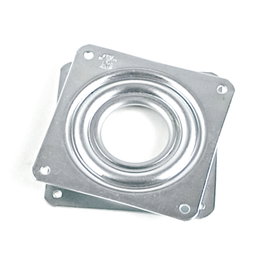 OMGE Plateforme TV Giratoire Mini 81x81 mm, Capacité 80 kg