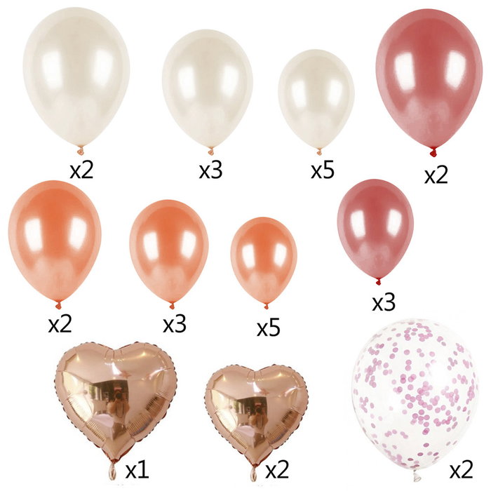 Party Time Arche de 30 Ballons Rose