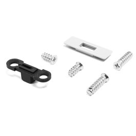 EFFEGI BREVETTI Ferrure Slimwinch pour portes descendantes, montage par superposition, blanc R9003