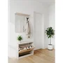 Vestiaire d'entrée Limone Décor sable - L65 x H180 x P25 cm