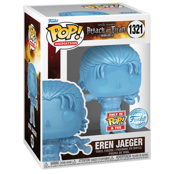 FUNKO Set figurine POP & Tee Attack on Titan Eren Exclusive FUNKO Set figurine POP & Tee Attack on Titan Eren Exclusive