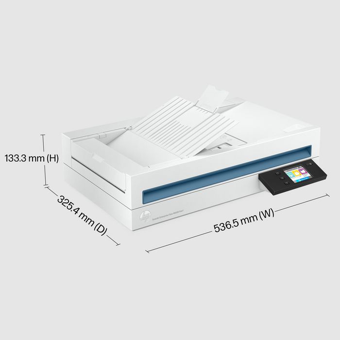 HP ScanJet Enterprise Flow N6600 fnw1 Scanner à réseau avec écran tactile 2,8 pouces - ADF 80 pages/min, vitre plat format Légal, pour équipes professionnelles HP ScanJet Enterprise Flow N6600 fnw1 Scanner à réseau avec écran tactile 2,8 pouces - ADF 80 pages/min, vitre plat format Légal, pour équipes professionnelles